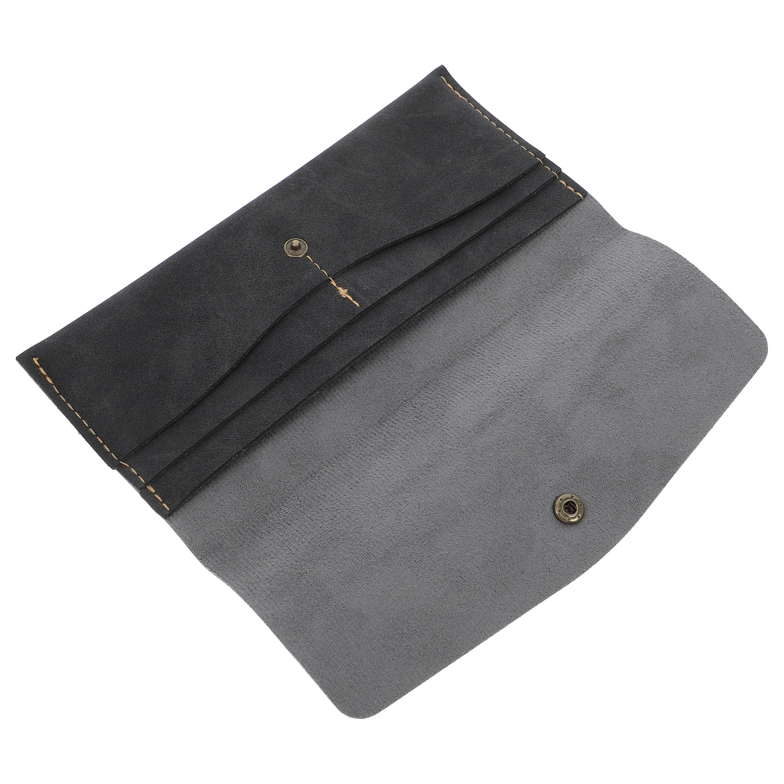 Bifold Wallet Money Stuffing Button Clutch Purses for Women and Envelope