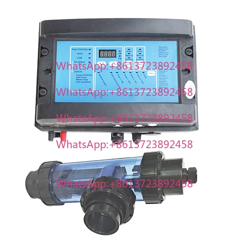 New Design High Quality Titanium Plate for Salt Water Spa Swimming Pool Inline Chlorinator Electric Control System