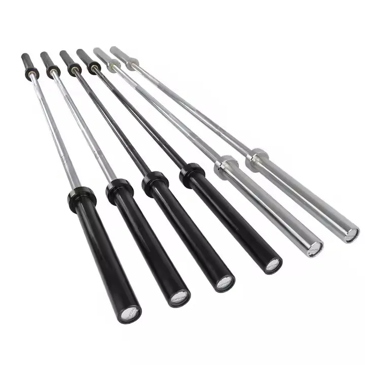 

Gym Equipment Powerlifting 2.2m 15 20 KG 700 1000 1500 2000LB Black Zinc Cerakote Chrome Plating Weightlifting Barbell Barpromot