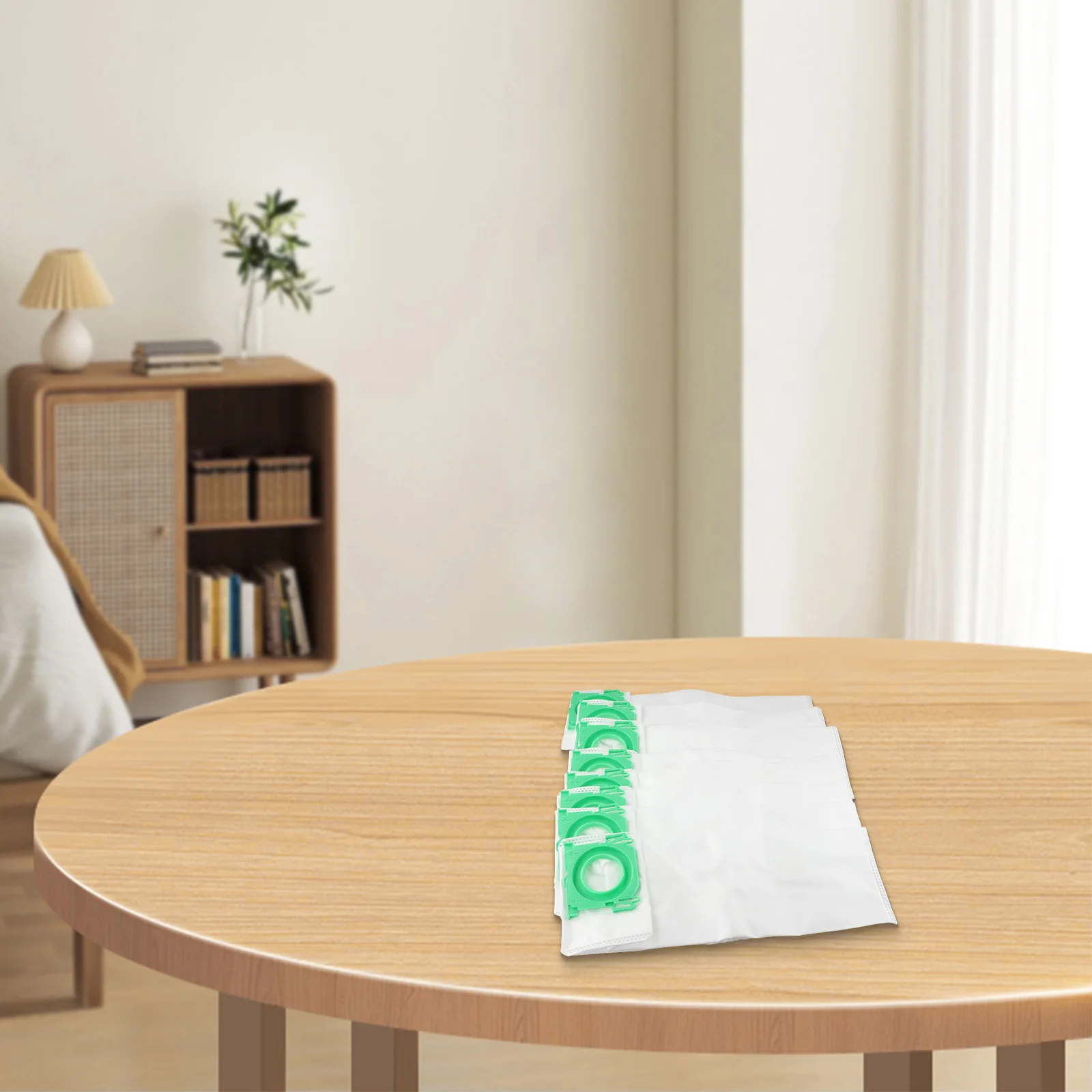 

High Efficiency Vacuum Bags White Green Replacement Bags Regular Replacement 8 Dust Bags Easy To Replace Maintenance Parts