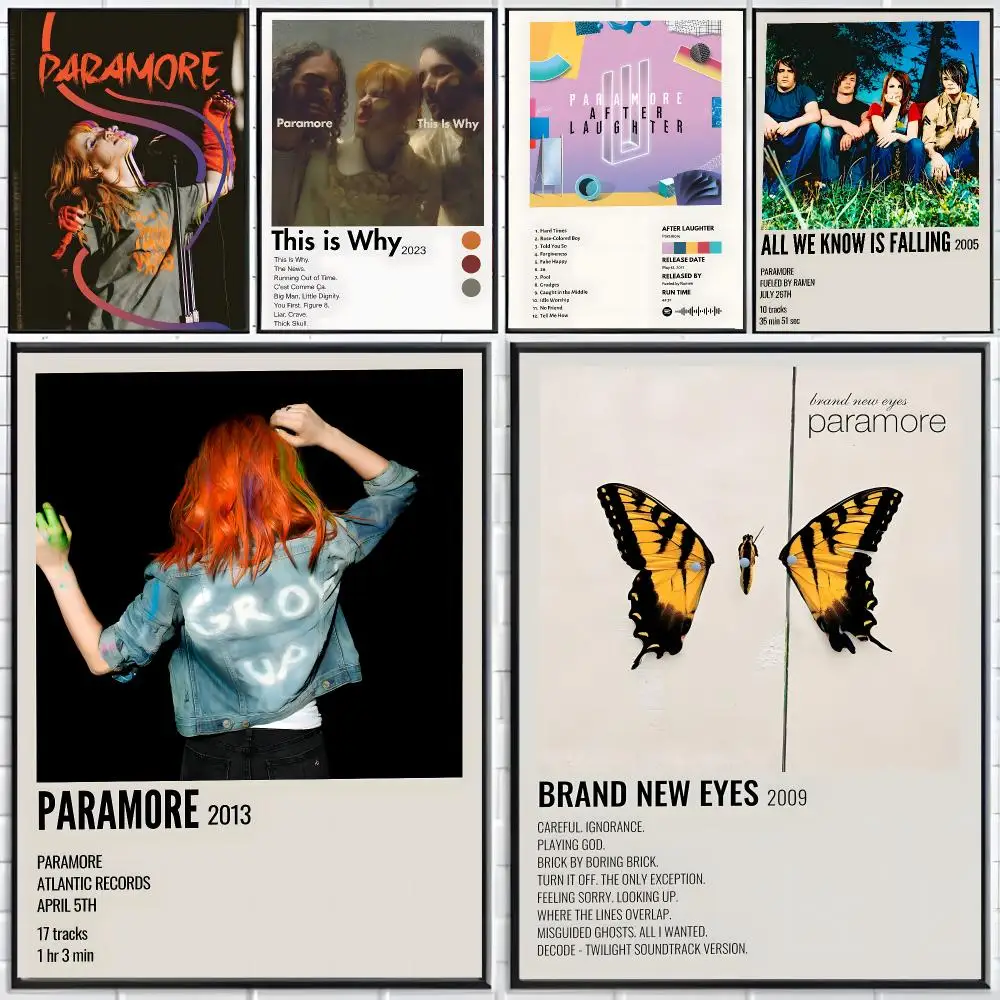 band poppunk P-Paramore Poster Distinct Home Decor Concepts Chic Indoor Art Pieces