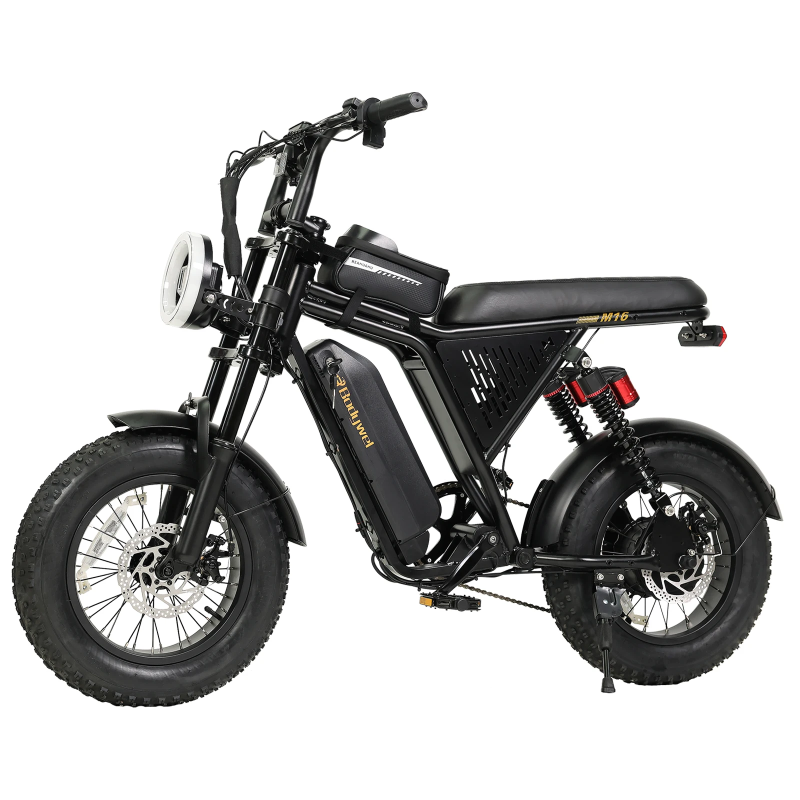 16x4.0 Electric Bike for Adults 1000W Motor Peak, 48V 15.6Ah Removable Battery, 29MPH Fat Tire Off Road Ebike, Up to 65KM Range Bodywel M16PRO