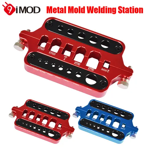 9IMOD RC 금속 용접 스테이션 금속 금형 용접 스테이션 XT60/XT90/T 플러그/미니 T 플러그/모델 자동차 드론 마린 용 바나나 플러그