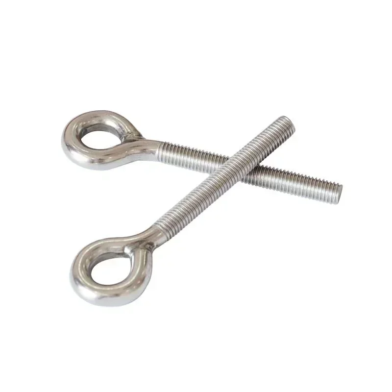 yesWholesale!! 50PCS/LOT 304 Stainless Steel Lifting Eye Screws Round Ring Bolts M4 M5 M6 M8