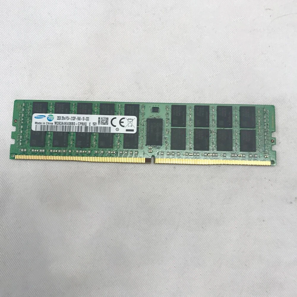 1 pz per Samsung RAM M393A4K40BB0-CPB0Q DDR4 2133 32GB 32G 2 rx4 PC4-2133P-REG memoria Server ECC