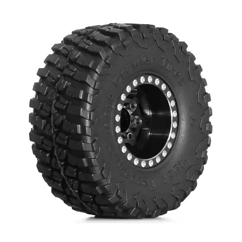 Felgen und Schlammreifen für 1/18 RC Crawler Car Axial SCX24 FMS FCX24 Enduro24