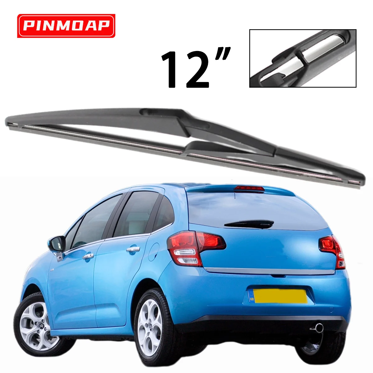 

1PC 12" Rear Wiper Blade Applicable For Citroen C3 MK2 2009-2016 Year's Windshield Windscreen Rear Wiper Blade Car Accessories