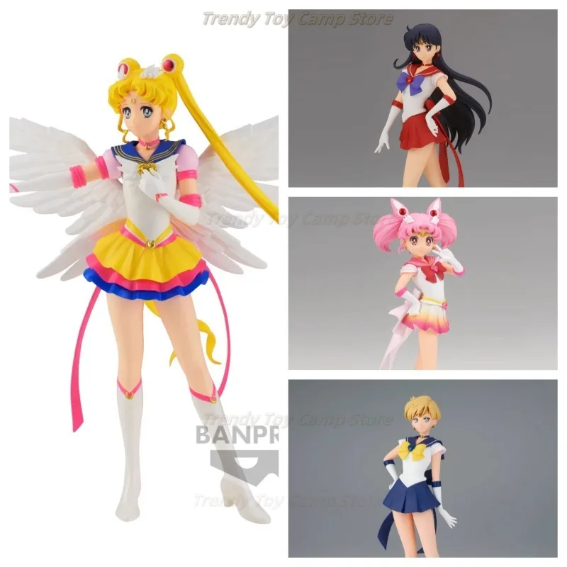 

【In Stock】Bandai Glasses Factory Unique Charm Beautiful Girl Warrior Eternal Sailor Moon Mars Uranus Gift Collection