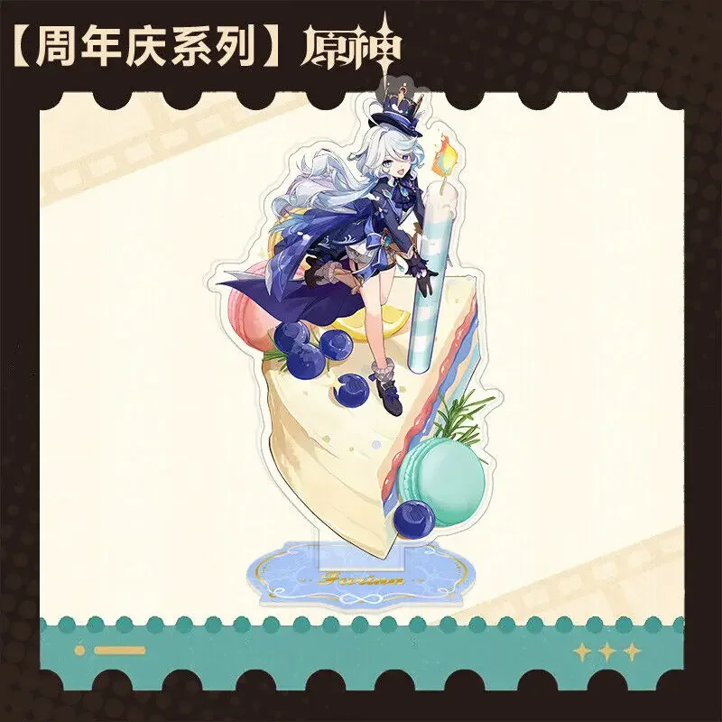 Anime Genshin Impact Furina Venti Raiden Shogun Acryl Staande Board Teken Cosplay Cartoon Gift