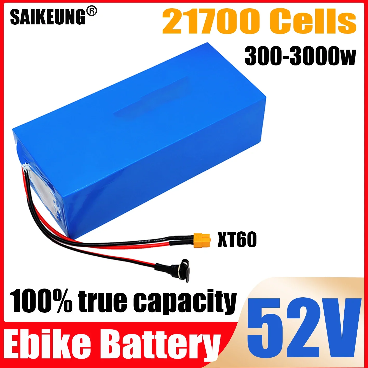 52v Bateria 30ah 20ah 25 50 15ah 60ah Bafang Motor 3000w Electric Bike Scooter Motorcycle Wheelchair 21700 Lithium Battery Pack