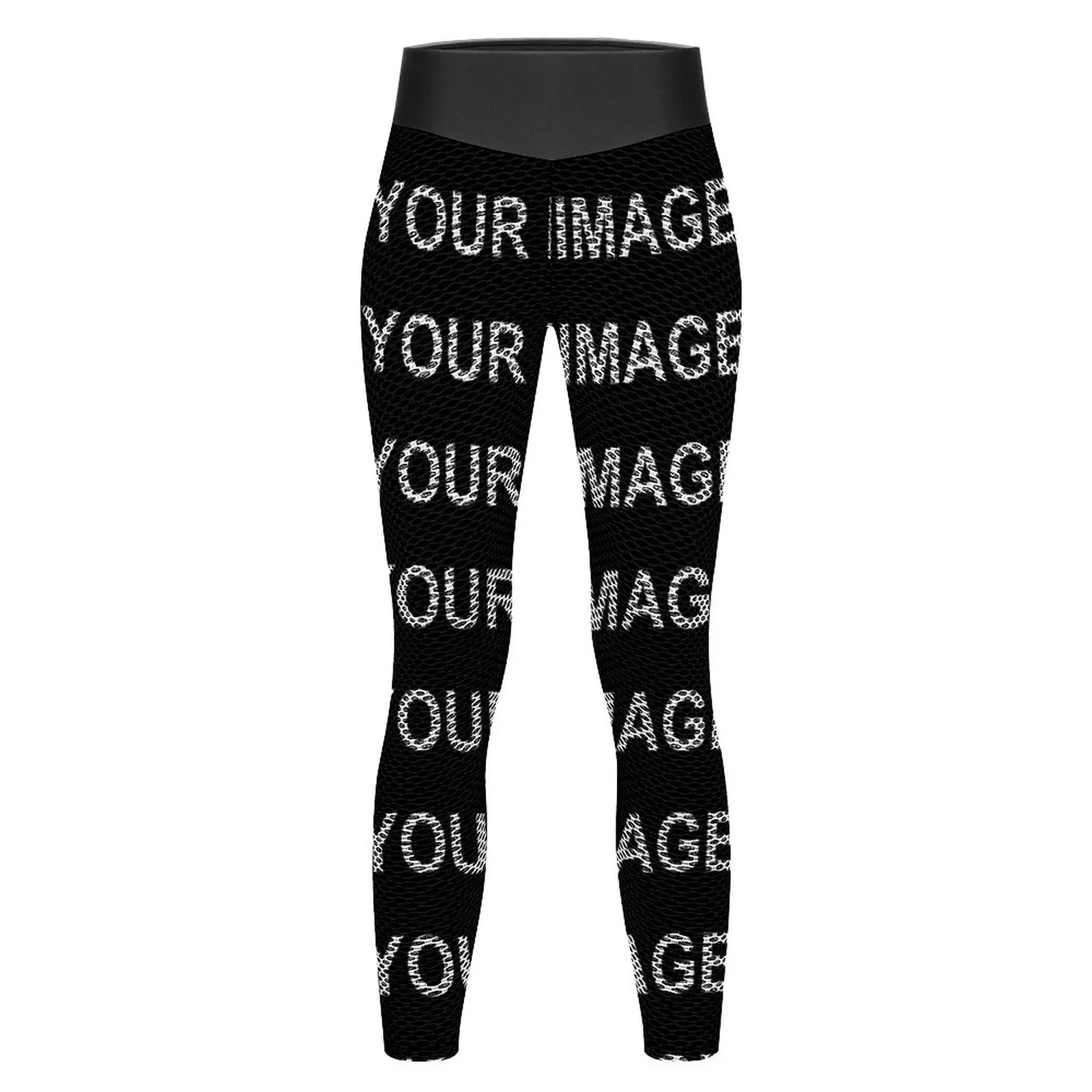 Imagem -03 - Sua Imagem Personalizado Calças de Yoga Feito sob Encomenda Design Gráfico Leggings Cintura Alta Trabalhar Leggins Doce Elástico Esporte Legging