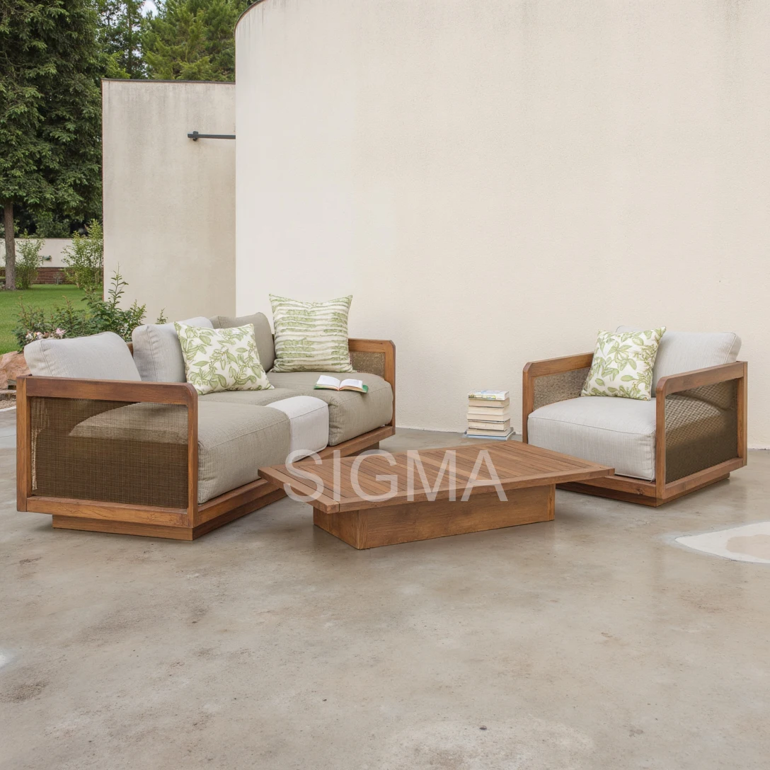 Outdoor Furniture In Bali - SIGMA Set di mobili da giardino,