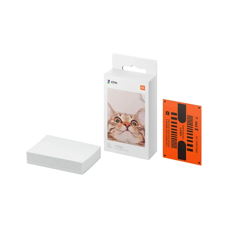 Original Xiaomi MIJIA ZINK Pocket Printer Paper Self-adhesive Photo Print 10//50/100 Sheets Xiaomi 3inch Mini Printer Papers