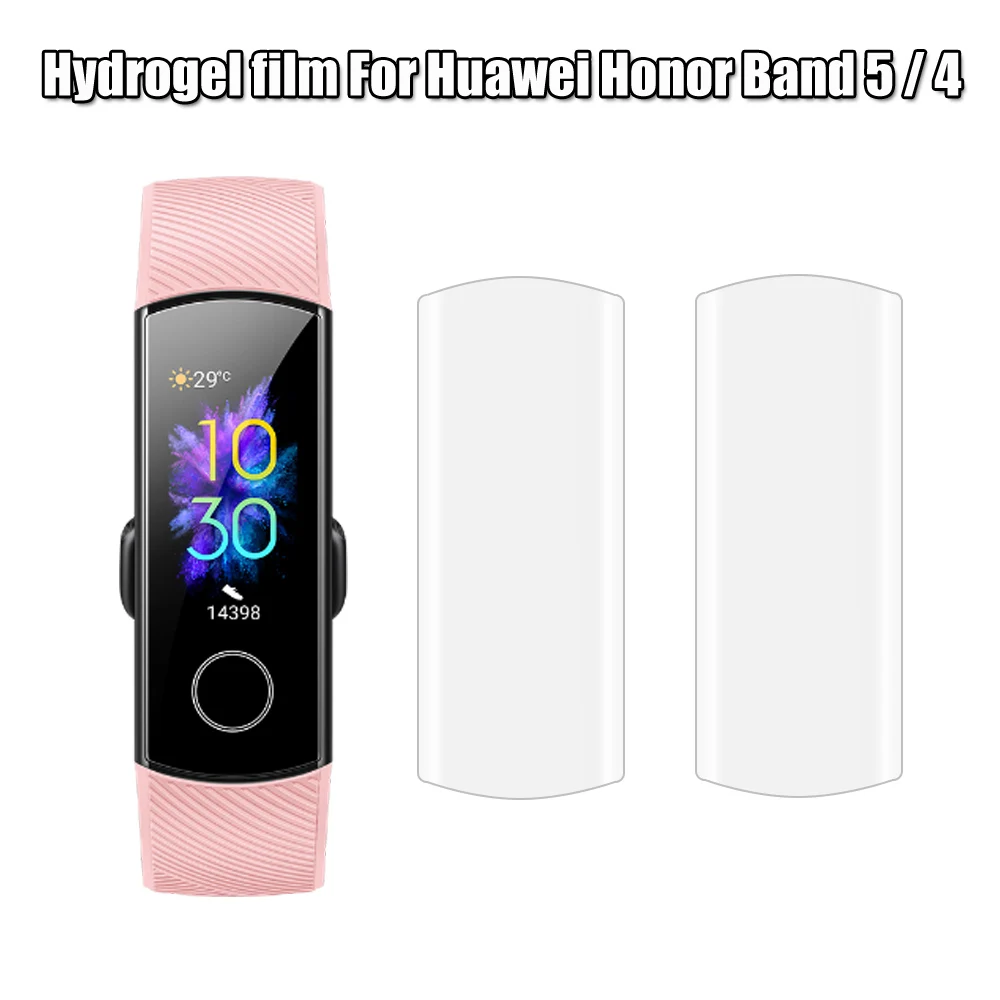 Soft Clear Ultra Thin Full Cover Hydrogel Screen Protectors TPU Protective Film For Honor Band 5 4