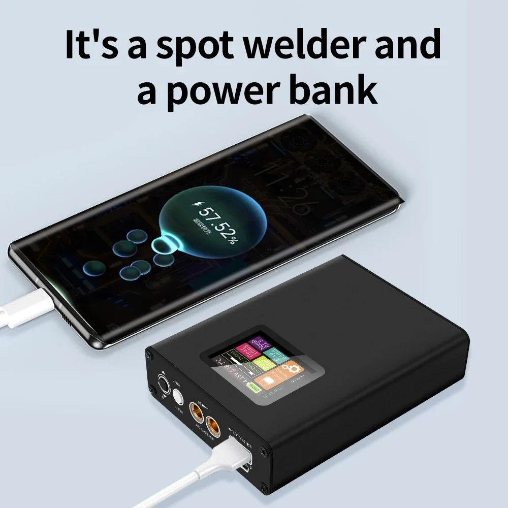 Digital Display Spot Welder 0.1-0.25MM Nickel Welding Handheld Protable Machine 30 Gear 18650 Lithium Battery Spot Welding Kit