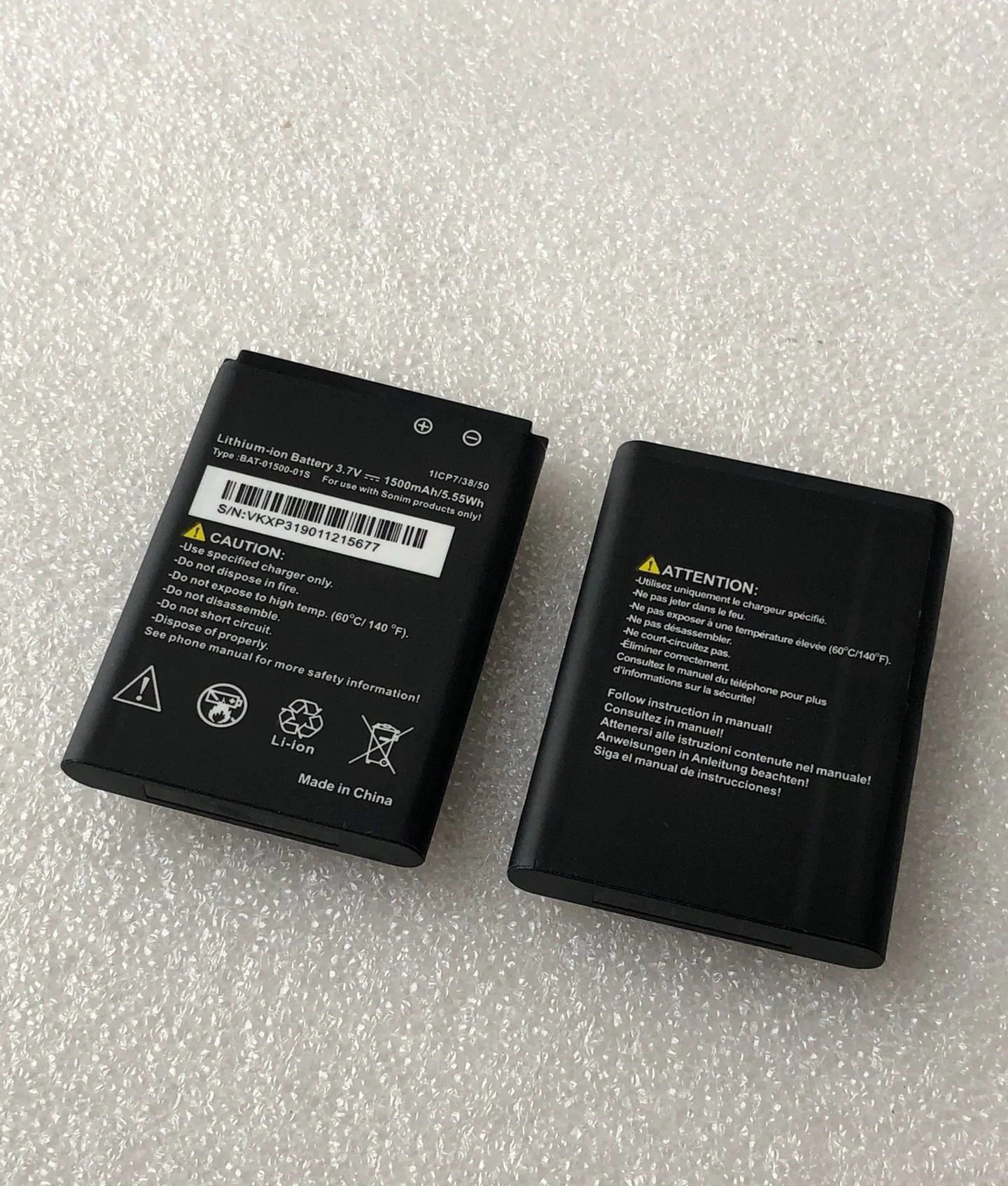 For Sonim XP3 XP3800 mobile phone battery BAT-01500-01S