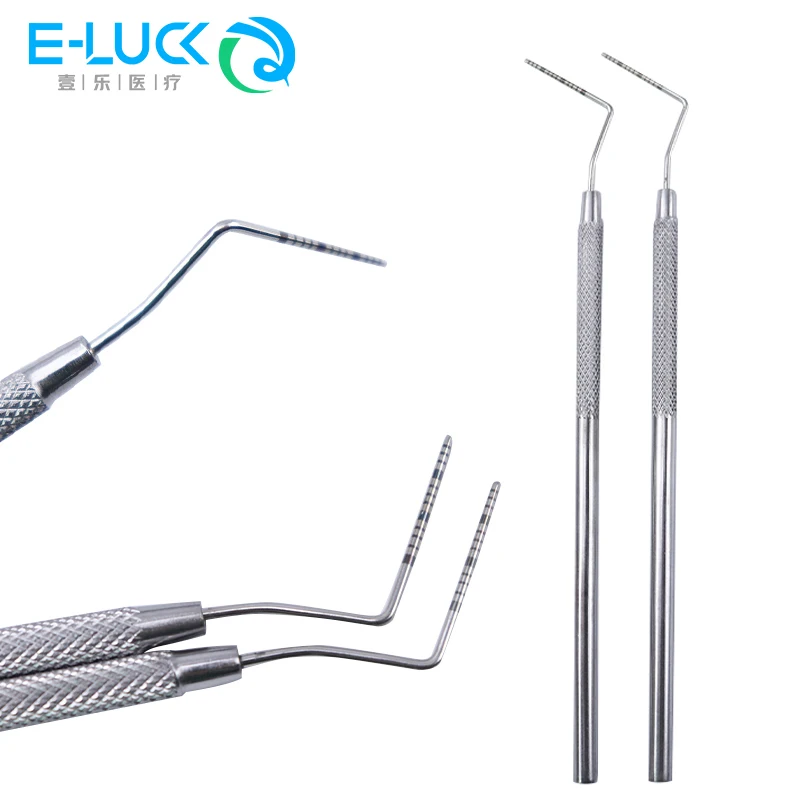 1pc Dental Periodontal Explorer Probe Stainless Steel Dentist Teeth Clean Hygiene Dentists Instruments Teeth Cleaning Tool