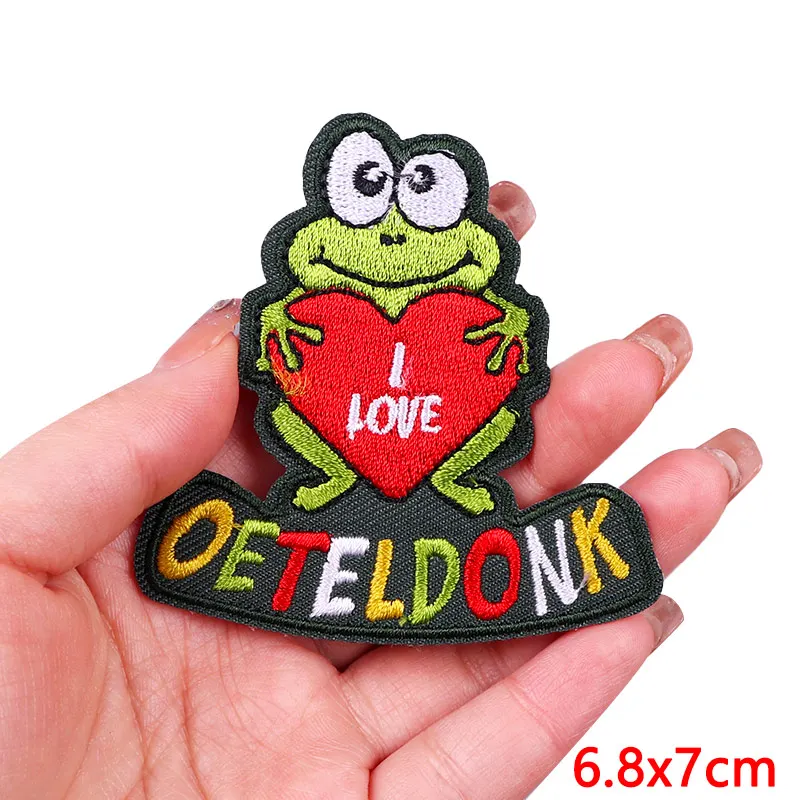 2026 Nederland Oeteldonk Carnaval Patches DIY Ijzer Op Patches Voor Kleding Nederland Carnaval Oeteldonk Patches Op Kleding