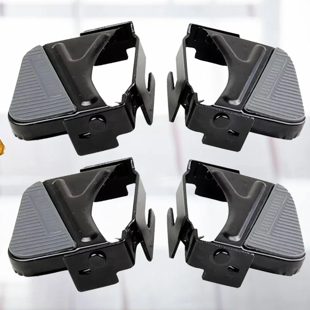 

2 set 2 Sets Carbon Steel Sturdy Bike Pedals Footpegs Cylinder Pegs Mountain Bicycle Anti-Slip Foldable Spring Widened Repair
