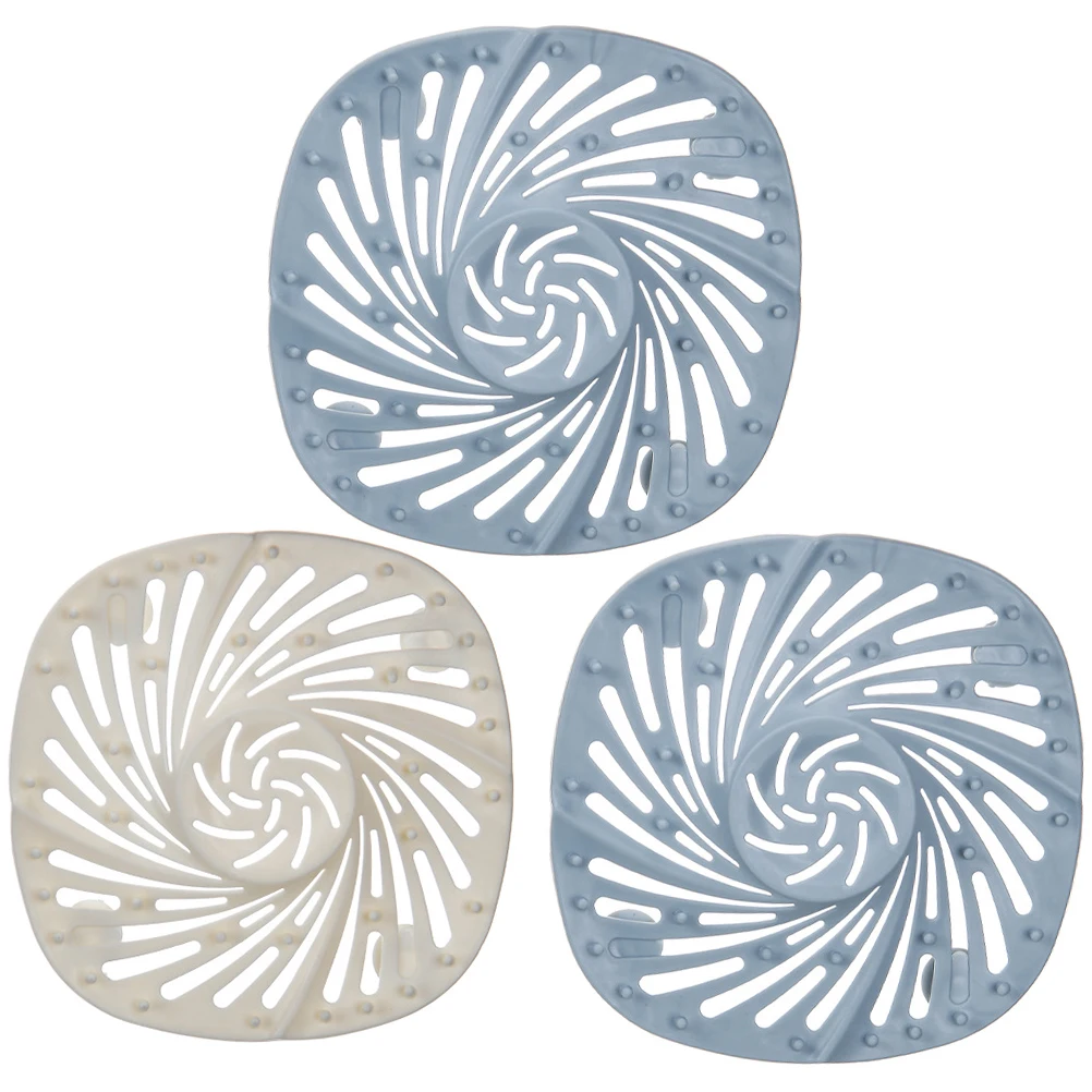 

3 Pcs Sink Drainage Filter Anti Blocking Thermoplastic Rubber Fine Mesh Kitchen Bathroom Strainer Plumbing Accessory
