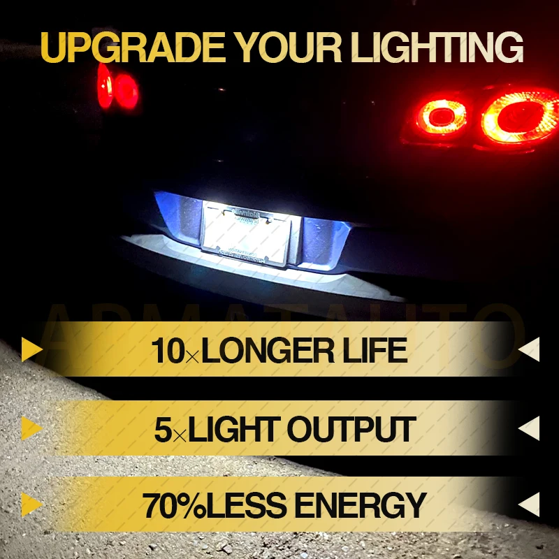 LED License Number Plate Light For Porsche Cayenne 955 957 For VW Passat B5.5 5D Touring Touareg 7L Tiguan CA204 Car Accessories - view 5