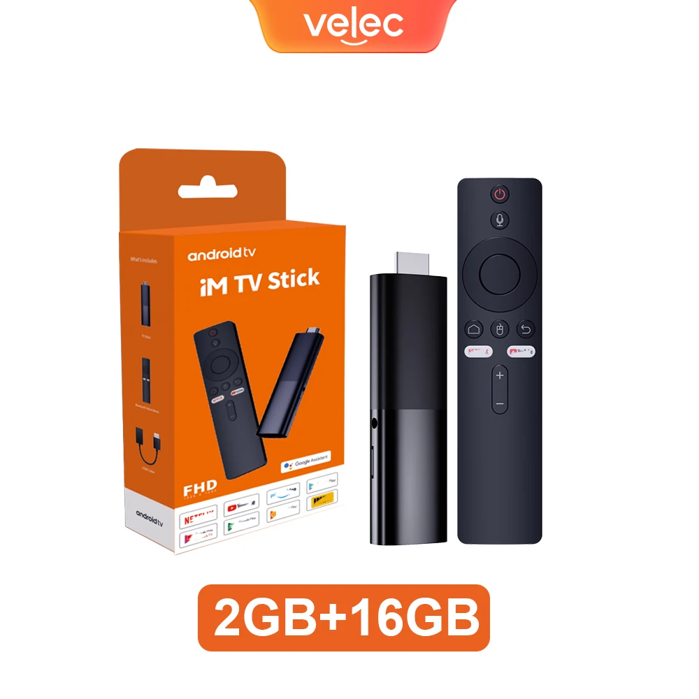 Velec Smart TV Sticks I96 D9 Android 12 2 GB 16 GB Allwinner H618 6k TV Stick Tragbarer Media Player für NETFLIX Youtube Google