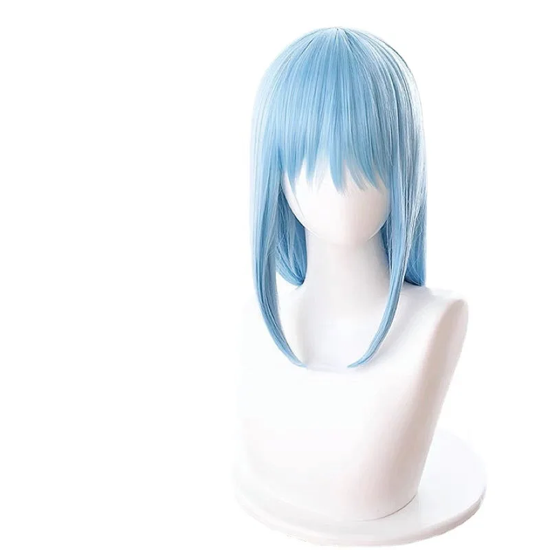 À propos de la matière de moi étant Reborn comme un Slime Limuru Version cheveux longs et courts Cosplay Anime perruque