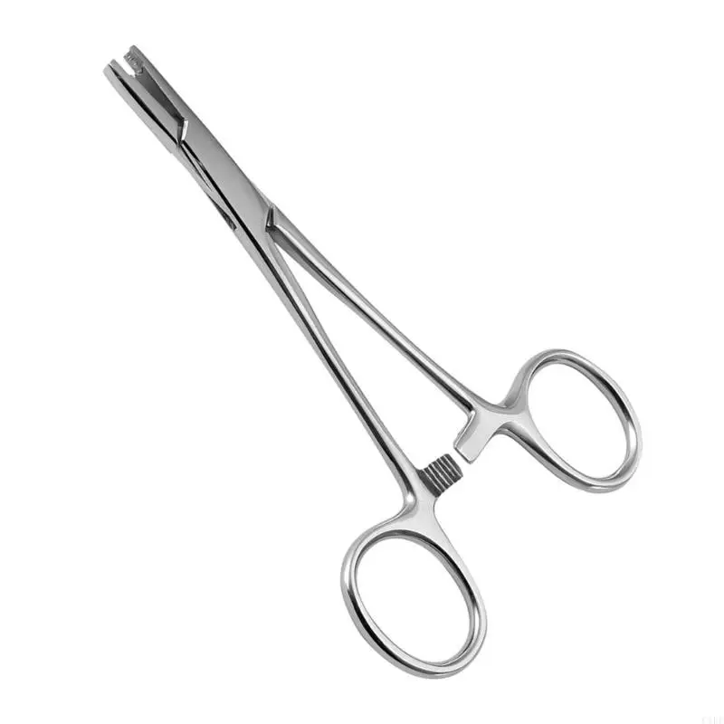 

C1FE Professional Piercing Pliers Dermal Anchors Tweezers Stainless Steel Texture