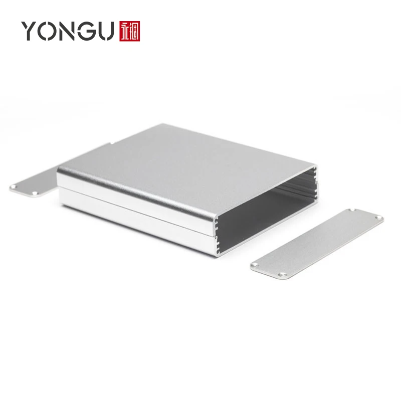 Aluminium Battery Housing Circuit Board Controller Protective Box Split Type Electronic Instrument Enclosure H15 100*25.5MM