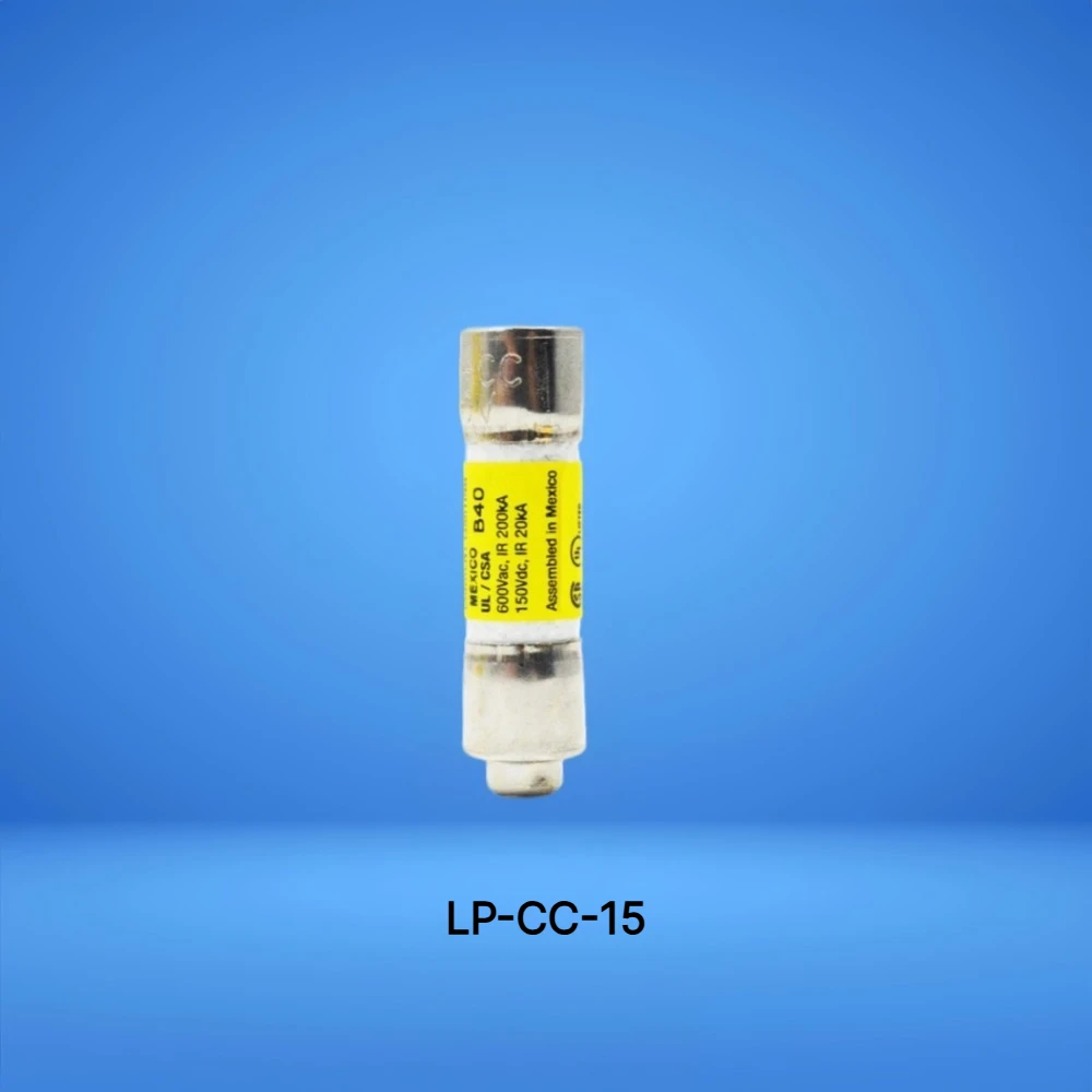 LP-CC-15 10PCS Time Delay Class CC Fuse, 15A 600VAC, Industrial Circuit Protection OEM