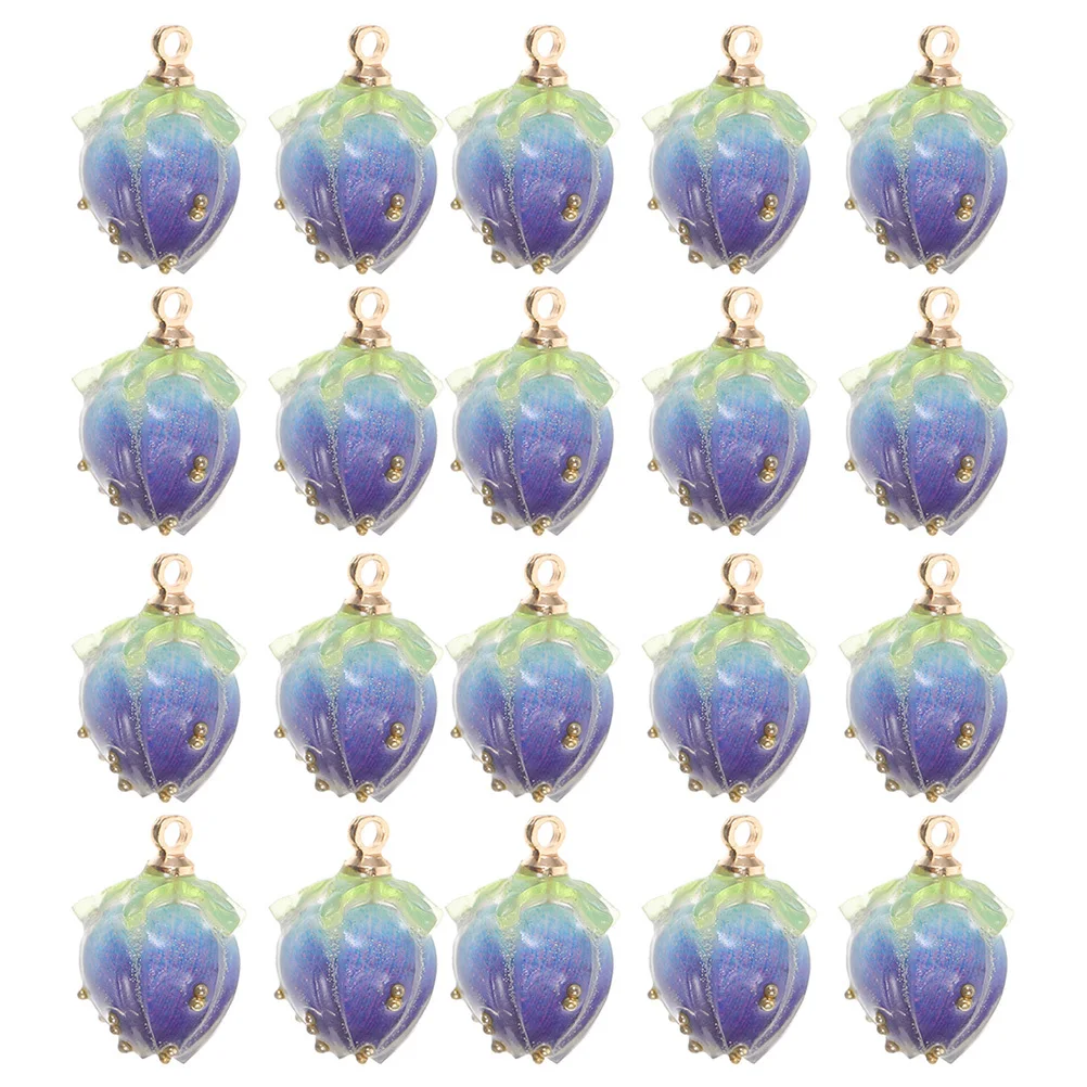 20Pcs Resin Pendant Charms Adorable Practical Decorations for DIY Necklace Bracelet Crafts Handmade Ornaments Accessories