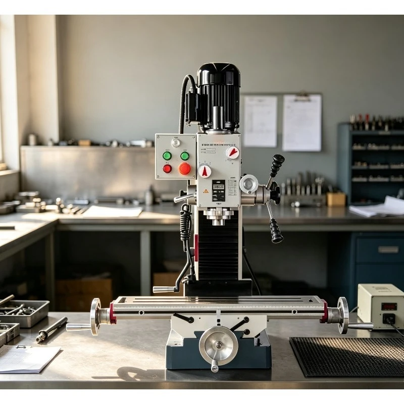 High Precision Small Multifunctional Drilling Milling Machine Industrial Metalworking Mini Desktop Home ZX32G