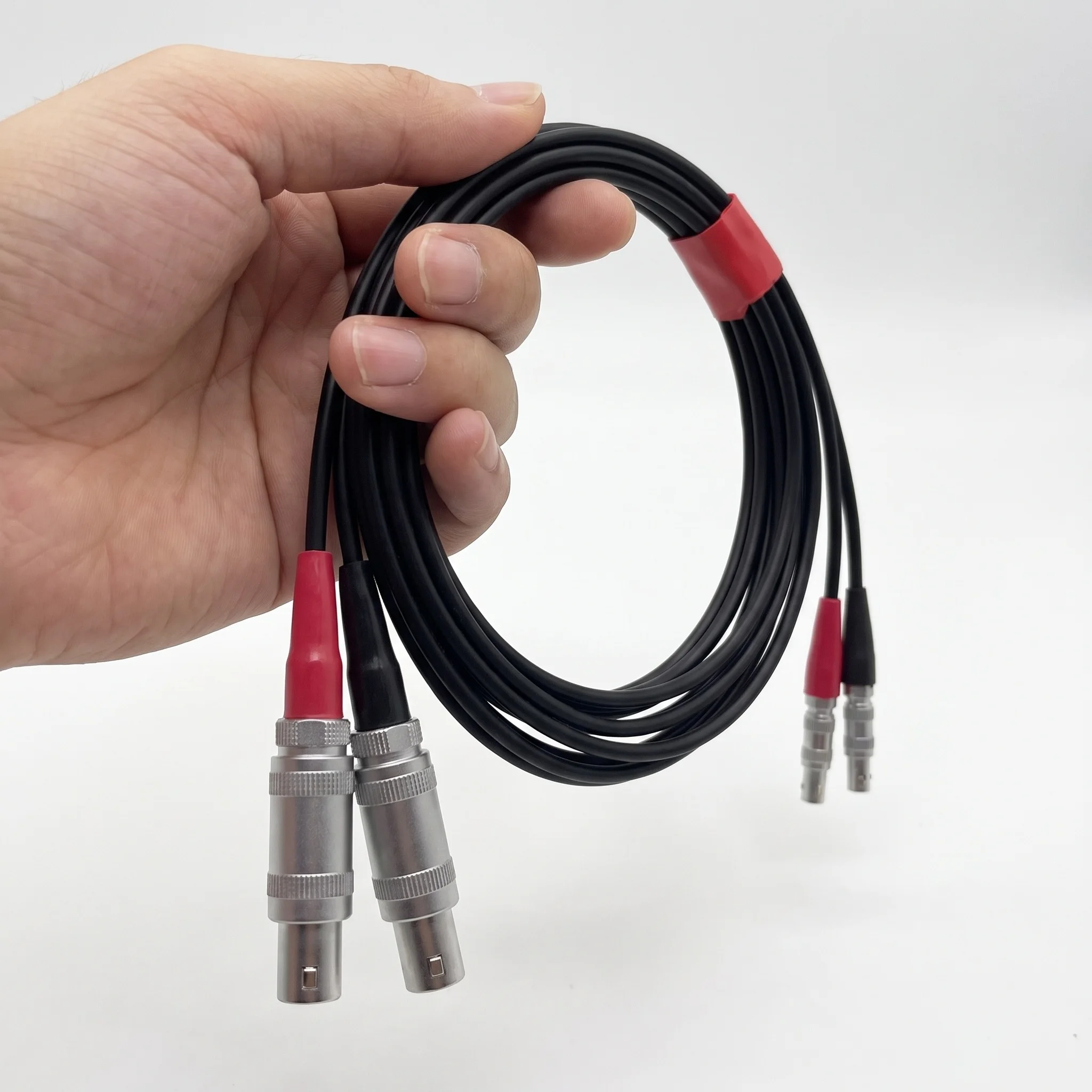 RG174 50 Ohm 1.5 Meter Dual For FFA Cable with For 1S 1 C9 Male on End and 00S 00 C5 Male on Other for Flaw Detectors
