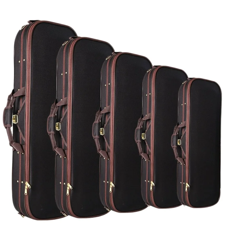 Oxford Cloth Violin Case Portable Violin Storage Case Anti Shock Waterproof Violins Backpack String Instrument Organizer Bag