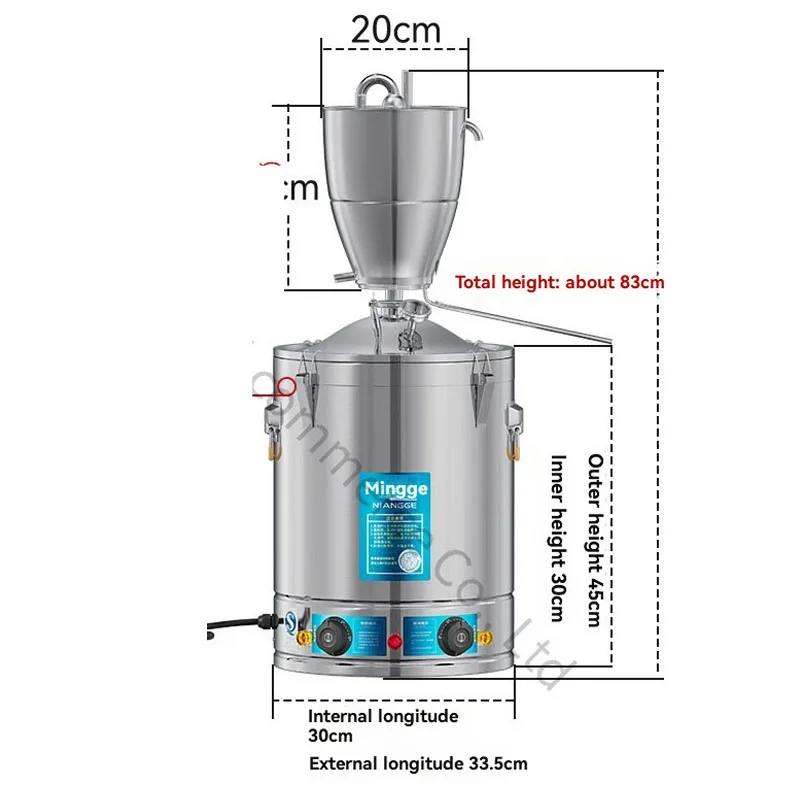 

Электрический нагрев, 20 л, машина для экстракции эфирных масел, дистилляция, гидрозол, агарное дерево, ароматическая экстракция, дистиллятор