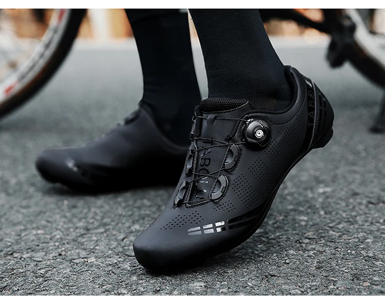 Unisex-Fahrradschuhe, atmungsaktive SPD-Rennradschuhe, professionelle MTB-Mountainbike-Schuhe, locklose Trainings-Fahrradschuhe – Detail 7