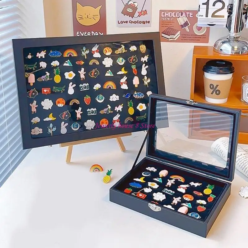 إطار دبوس مينا قابلة للتحصيل مربع حامل ظل أفخم كبير لعرض الميداليات #3