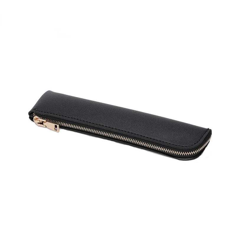 2023 Small Pencil Case Bag Cosmetic Bag Durable Zipper Pu Leather Makeup Pouch Makeup Bag Holder Fashion Pencil Case for Girls