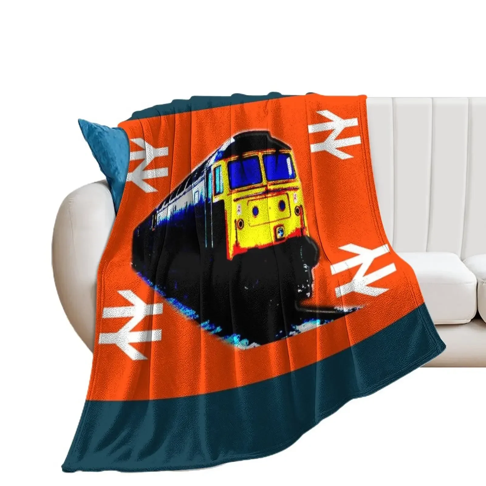 

CLASS 47 LOCOMOTIVE Throw Blanket Heavy manga Blankets