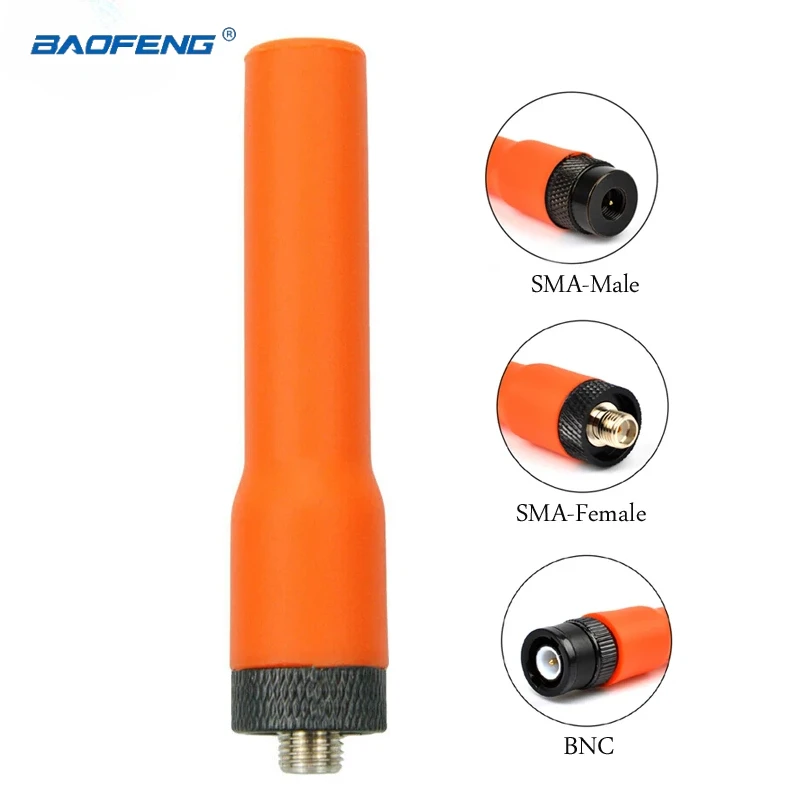 SF-20 SMA Male/SMA /BNC Dual Band VHF UHF 144MHz/430MHz Soft Antenna for Baofeng Kenwood HYT TYT Baofeng Two Way Radio Accessory