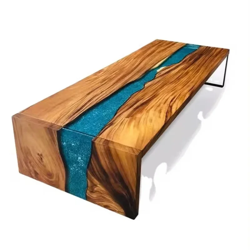 

custom.Custom Outdoor Furniture River Resin Epoxy Resin Solid Wood River Table