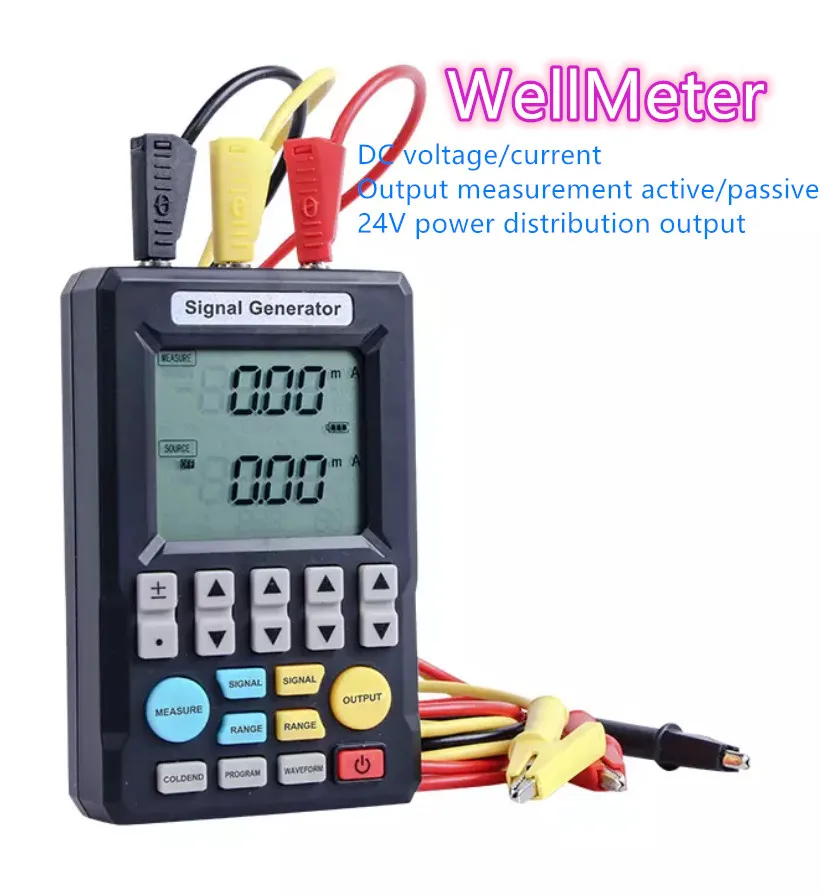 WellMeter 4-20mA Output with TC PT100 Sensor with Dry Battery multifunction calibrator