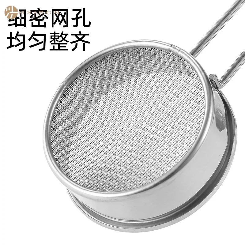 

2Pcs Stainless Steel Handheld Mini Flour Sifter 40 Mesh Baking Tool Sugar Dusting Powder Sieve for Kitchen Coffee Tea Baking