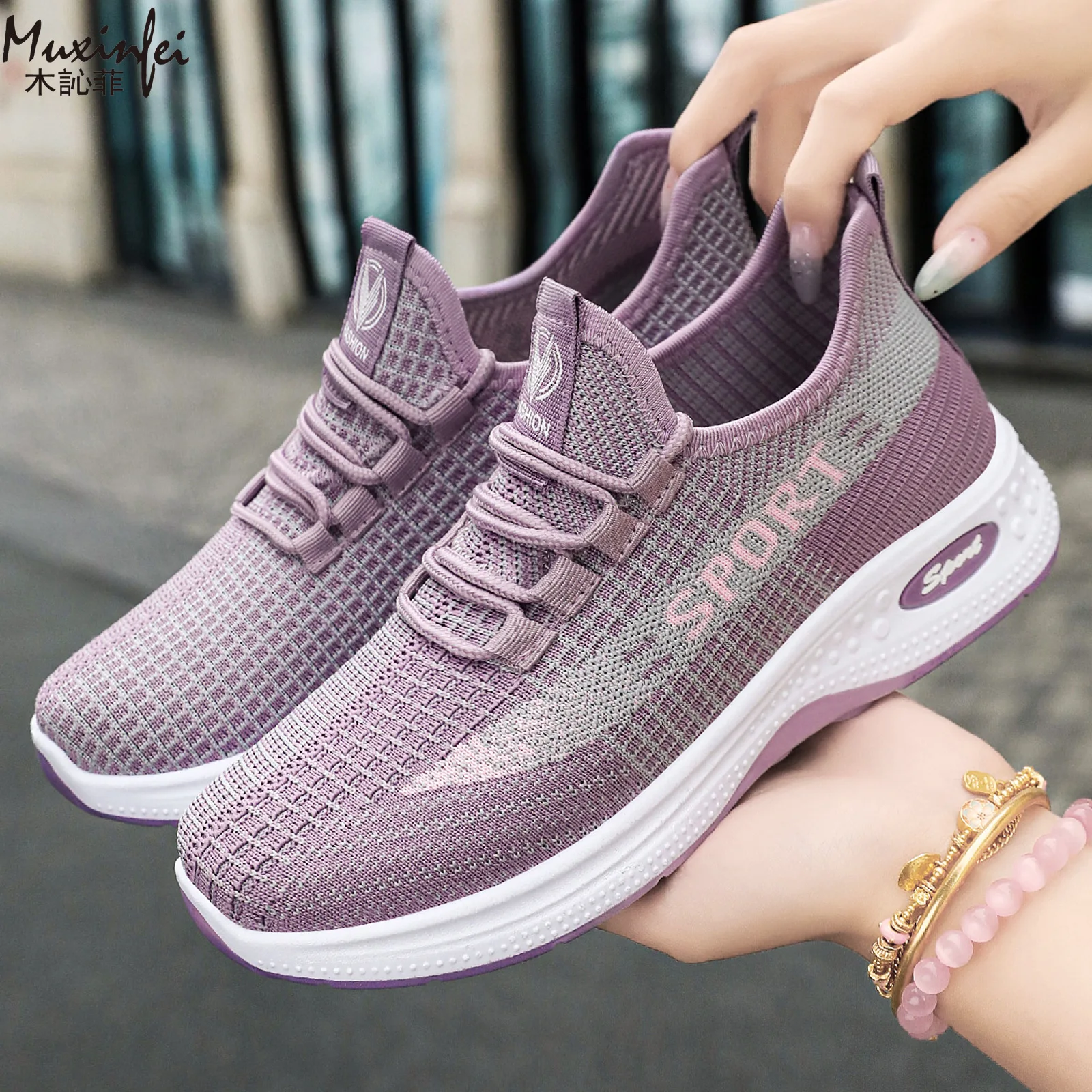 

New Spring Fabric Shoes for Women Anti Slip Soft Soled Flat Shoes Casual Sports Shoes Comfortable Women's