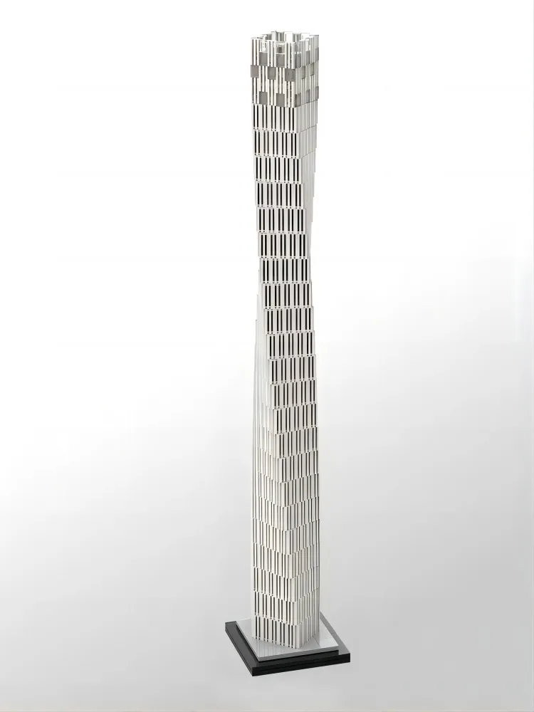 

MOC-152436 Cayan Tower (Infinity Tower) Dubai 1:800 Scale by SPBrix 1031pcs building block set model