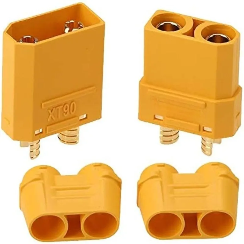 Male Female Connector XT90 Plug Terminals for RC Lipo Battery Drone Boat Airplane Welding Terminal Plugs Wire Cable Connectors