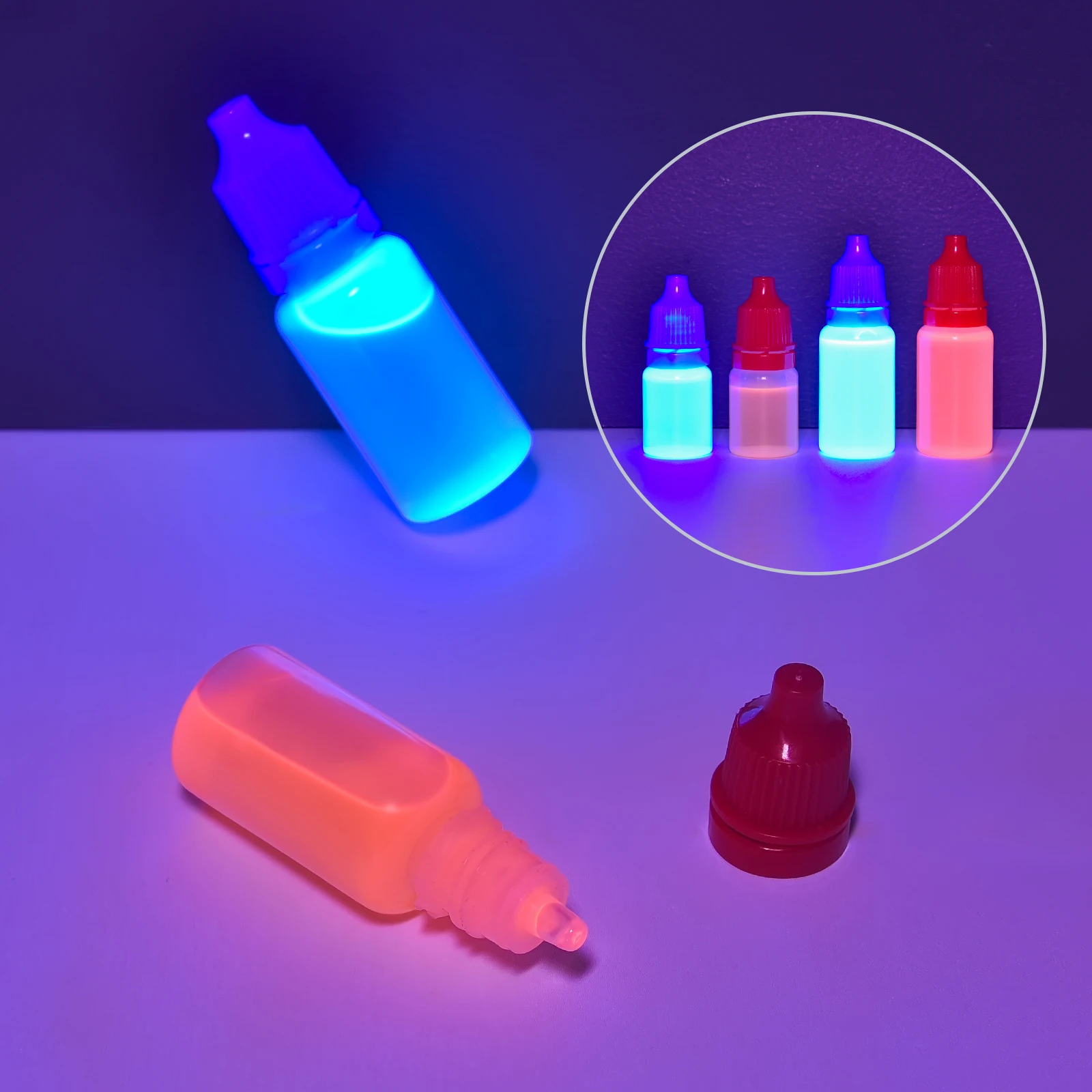 Photosensitive Flash Stamp UV Ink Invisible Anti-counterfeiting Fluorescent Special Ink For Confidentiality UV Light Creat