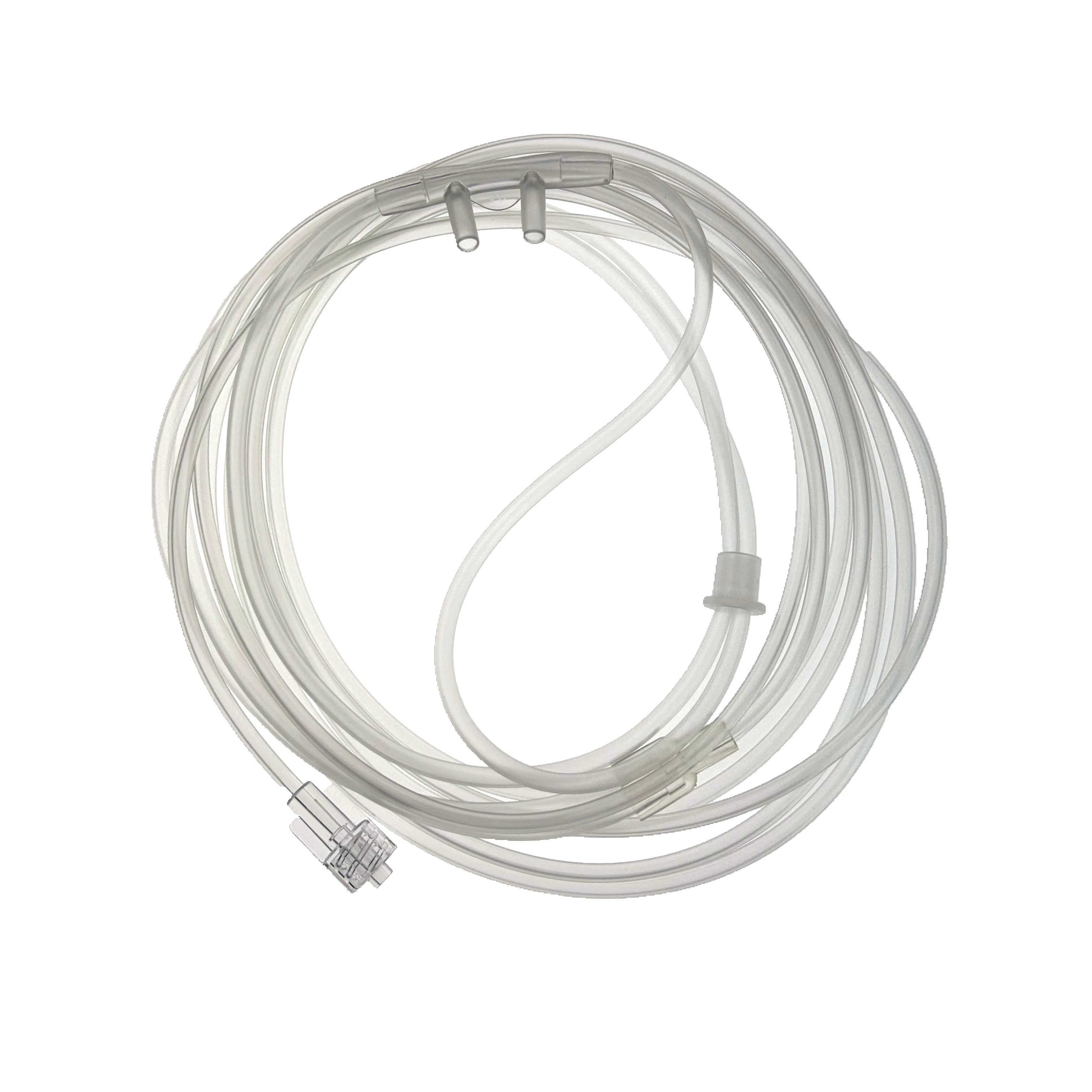 Disposable Hydrogen Oxygen Tube Co2 O2 H2 Oxygenerator Hydrogen Generator Nasal Oxygen Tube with Luer Male Connector view 2