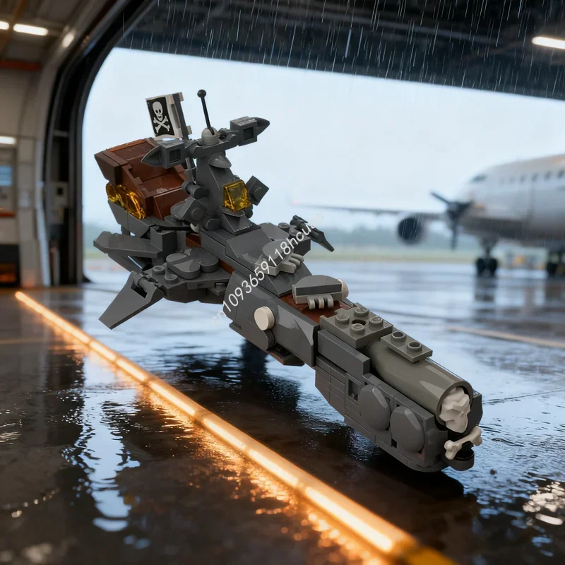 

207 деталей MOC: Конструктор «Космическая капсула Аркадия» — Архитектурная модель для самостоятельной сборки, идеальный рождественский подарок, развивающая игрушка для детей