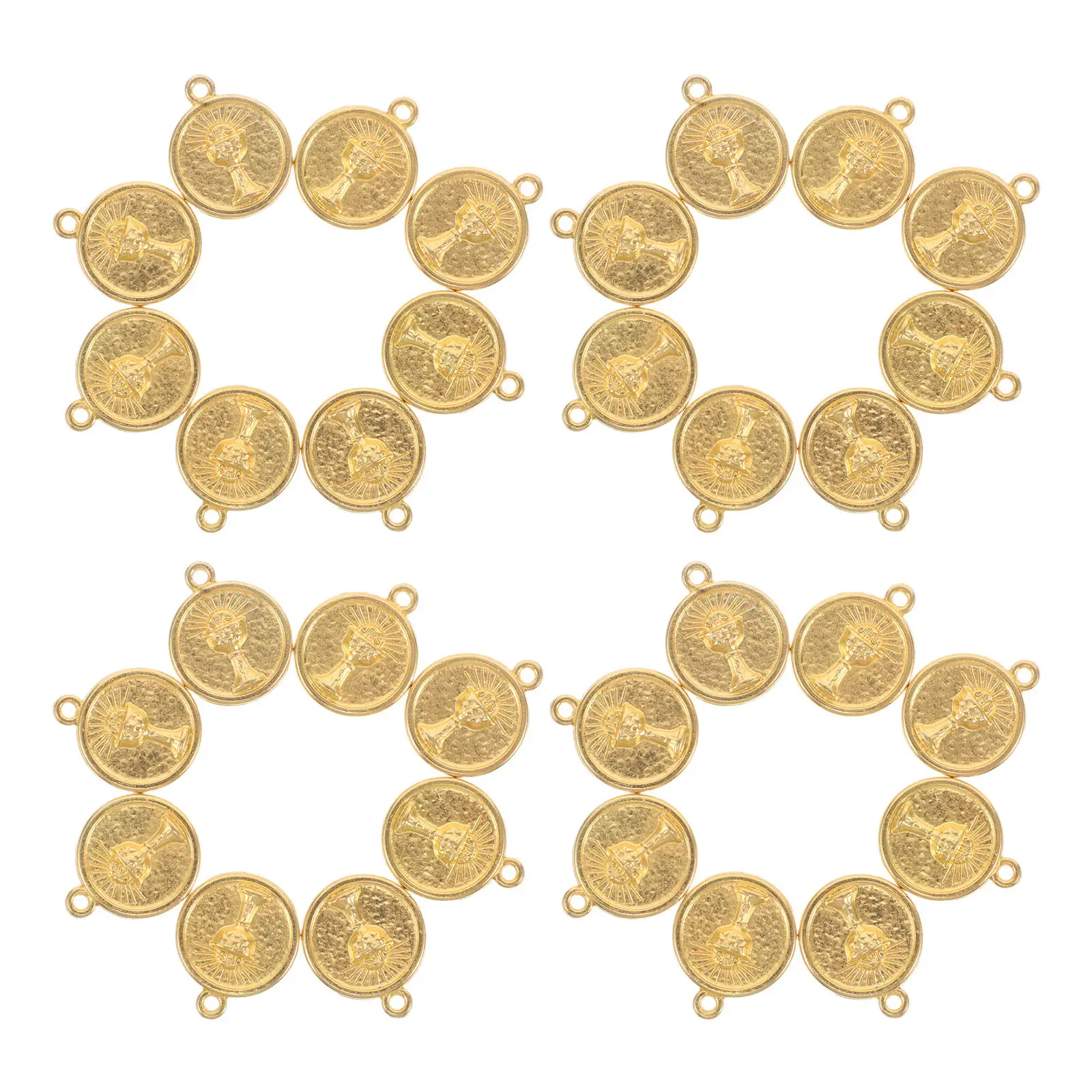 

100Pcs Alloy Vintage Hanging Charms for Jewelry Making Supplies Necklace Pendant Bracelet Keychain DIY Crafts Retro Style